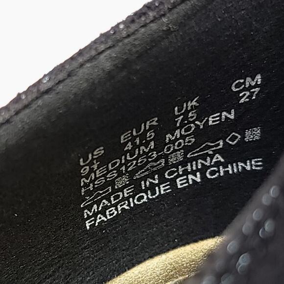 Soft Style Hush Puppies Shoe Size 9.5 Black Heel - Picture 9 of 9